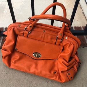 Orange handbag